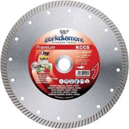 Workdiamond DISCO DIAMANTATO Ø230 mm CORONA CONTINUA CEMENTO ARMATO GRANITO PIETRE