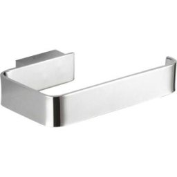 Tecnomat PORTAROTOLO APERTO SERIE ELITE IN METALLO CROMATO FISSAGGIO A MURO