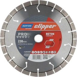 Symantec DISCO DIAMANTATO CLIPPER Ø230 mm CORONA SETTORI PER KLINKER GRANITO PIETRA