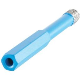 Sigma FRESA DIAMANTATA Ø6 mm PER CERAMICA GRES GRANITO MARMO ATTACCO ESAGONALE A SECCO