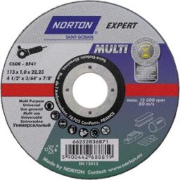 Symantec DISCO ABRASIVO EXPERT Ø115 mm SPESSORE 1 mm PIETRA, CERAMICA, PLASTICA, METALLO