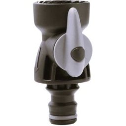 Gf RUBINETTO A SFERA 3/4"F CON REGOLATORE DI FLUSSO IN PLASTICA