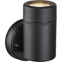 Globo APPLIQUE COTOPA 1xGU10 FINO A 5W NERA 80x90x125 mm IN PLASTICA IP44