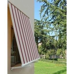 San Giorgio TENDA CADUTA 3X2.5m NO CAS BORD/CREMA RIGATO BORDEAUX CREMA 300x250 cm (LxH)
