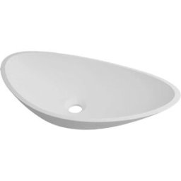 Tecnomat LAVABO APPOGGIO EDMONTON IN MINERALMARMO BIANCO OPACO TRIANGOLARE 56,4x17,3x32,3 cm (LxHxP)