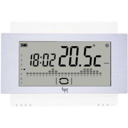 Tecnomat CRONOTERMOSTATO SETTIMANALE BPT DA PARETE TOUCH SCREEN BIANCO RETROILLUMINATO 230V