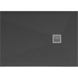 Tecnomat PIATTO DOCCIA SERIE SWING IN MARMORESINA ANTRACITE 70x90 cm H 2,7 cm PILETTA Ø 90 mm