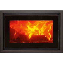 Panadero INSERTO A LEGNA F-820-S 5 7 kW NERO L770 P485 H625 mm