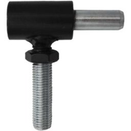 Tecnomat KIT 4 CARDINI NERI PER CANCELLI A DUE ANTE DA AVVIATRE A PALO NERO