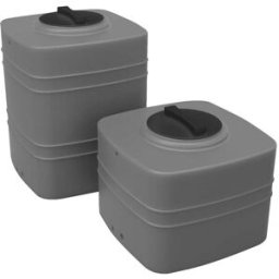 Rototec CISTERNA CUBO 500 l GRIGIO IN POLIETILENE POTABILE O LIQUIDI