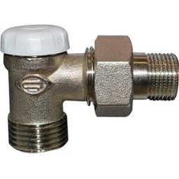 Poletti DETENTORE A SQUADRA 3/8'' ATTACCO 1/2'' TUBO RAME/PEX NON TERMOSTATIZZABILE