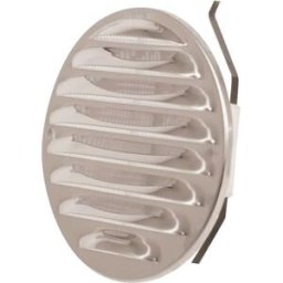 Tecnomat GRIGLIA DA INCASSO IN INOX Ø180 mm CON RETE E MOLLA PER INCASSO VARIABILE DA 125 A 160 mm