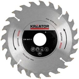 Kreator LAMA Ø190 mm 48 DENTI Ø FORO 30/20/19/16 mm PER SEGA CIRCOLARE PER LEGNO