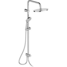 COLONNA DOCCIA IDEAL STANDARD IDEALJET 3 GETTI CROMO SOFFIONE ABS Ø 250mm INTERASSE FISSO H 844