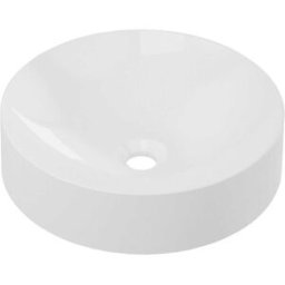 Tecnomat LAVABO APPOGGIO CALGARY IN MINERALMARMO BIANCOLUCIDO TONDO 40x11,7 cm (ØxH)