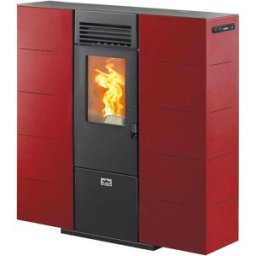 Adler STUFA A PELLET AD ARIA IRIS 6 6,14 kW BORDEAUX