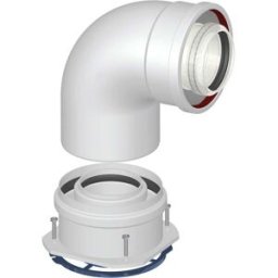 Stabile PARTENZA CURVA COASSIALE Ø 60/100 mm PER CALDAIE A CONDENSAZIONE IMMERGAS