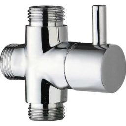 Aquapro DEVIATORE DI FLUSSO 1/2'' x 1/2'' PER COLONNE DOCCIA IN OTTONE CROMO