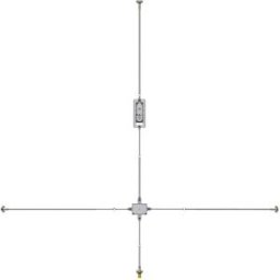 Securemme KIT GARAGE CILINDRO EUROPEO CON PIASTRA DI RINFORZO ASTE E DEVIATORE