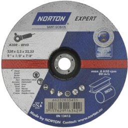 Symantec DISCO ABRASIVO EXPERT Ø230 mm SPESSORE 3,2 mm TAGLIO E SBAVO INOX