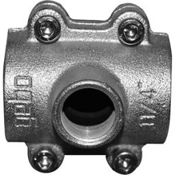 Ee PRESA A STAFFA TUBO FERRO 1''1/4 x 3/4''