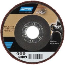 Symantec DISCO NORTON DECAPAGGIO E SVERNICIATURA Ø125 mm PER LEGNO PER SMERIGLIATRICE