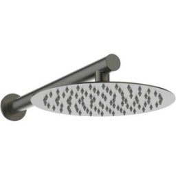 Essebagno KIT DOCCIA ENVOL CON BRACCIO DOCCIA L 300 mm E SOFFIONE Ø 250 mm GUN METAL
