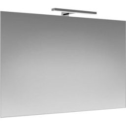 Controverso SPECCHIO PLUM 90x70 cm (LxH) FILO LUCIDO REVERSIBILE LAMPADA LED LUCE NEUTRA 5 W INCLUSA