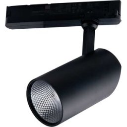 Intec_fan PROIETTORE LED PER SISTEMA A BINARIO ACTION 42W 4200 lumen 4000K LUCE BIANCA COLORE NERO