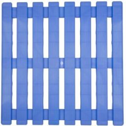 Tecnomat PEDANA DOCCIA 58x58 cm PLASTICA CELESTE TRASPARENTE PER PIATTO DOCCIA 70x70 cm