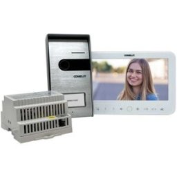 Comelit KIT VIDEOCITOFONICO G115K MONOFAMILIARE A COLORI 2 FILI CON MONITOR 7