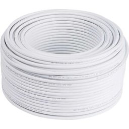 Tecnomat CAVO ANTENNA COASSIALE Ø 6,8 mm CCS CLASSE A 100 m CONFEZIONE TERMORETRATTA CALZA 64 FILI