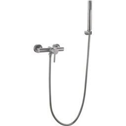 Aquapro MISCELATORE DOCCIA ESTERNO ACQUAPRO KALEIA INOX CON DOCCETTA CARTUCCIA Ø 35 mm