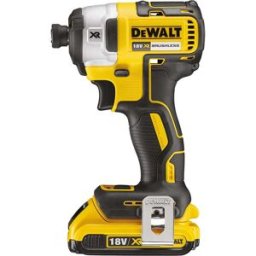 DeWalt TRAPANO AVVITATORE IMPULSI 18 V BRUSHLESS DCF887D2-QW 2 BATTERIE 2 Ah PESO 1,3 kg