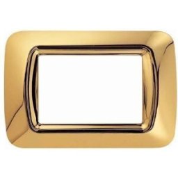 Gewiss PLACCA 3 MODULI ORO SYSTEM
