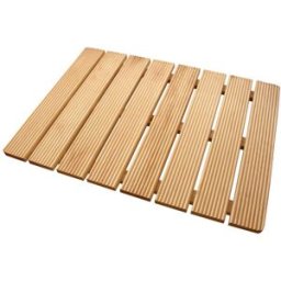 Tecnomat PEDANA DOCCIA 55x65 cm IN LEGNO MARRONE PER PIATTO 70x90 cm