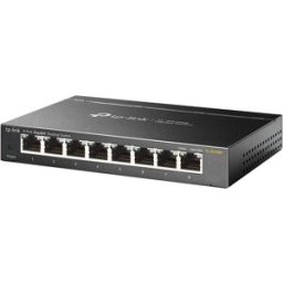 SWITCH DESKTOP TP-LINK 8 PORTE TL-SG108S RJ45 GIGABIT AUTO-MDI/MDIX SCOCCA IN ACCIAIO