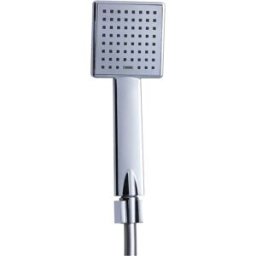 Tecom KIT DOCCIA INSIDE CROMO SUPPORTO OTTONE DOCCETTA 1 GETTO FLESSIBILE SILVER 150cm