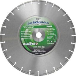 Workdiamond DISCO DIAMANTATO Ø400 mm CORONA A SETTORI LASER PER PIETRE CEMENTO LATERIZI