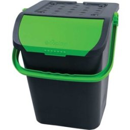 Tecnomat PATTUMIERA ECOLOGIC 35 l VERDE CON CORPO GRIGIO 380x365 mm H 450 mm