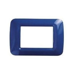 Gewiss PLACCA 3 MODULI BLU JAZZ SYSTEM