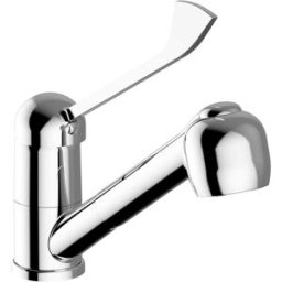 Teorema MISCELATORE LAVELLO BONNIE CROMO CON DOCCIA ESTRAIBILE LEVA CLINICA CARTUCCIA Ø 40 mm