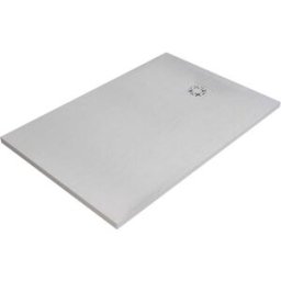 Tecnomat PIATTO DOCCIA SERIE ARDESIA MARMORESINA BIANCO 70x100 cm H 3 cm PILETTA Ø 90 mm