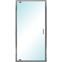Tecnomat PORTA DOCCIA LASER BATTENTE 77-82 200 cm VETRO TEMPERATO TRASPARENTE 8 mm PROFILI ARGENTO LUCIDO