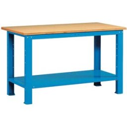 Fami BANCO DA LAVORO 150x75x88 cm SMONTATO PIANO MULTIPLEX COLORE BLU (LxPxH)