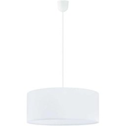 Eglo SOSPENSIONE ROSSANO 3xE27 FINO A 60W POLICARBONATO E TESSUTO BIANCO Ø 480x1345 mm