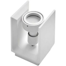 Tecnico_sforzin PLAFONIERA GESSO ELIDE PICCOLA SFORZIN BLANK DESIGN STUDIO ATTACCO 1xGU10 MISURE 90x90x104 mm