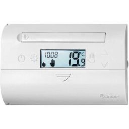 Finder CRONOTERMOSTATO GIORNALIERO DIGITALE A CURSORI DA PARETE COLORE BIANCO