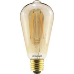 Feilo_sylvania LAMPADINA SYLVANIA LED FILAMENTO RETRO AMBRATA E27 4,5W=37W 420 lumen 2500K LUCE CALDA