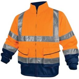 Delta Plus GIACCA ALTA VISIBILITA COLORE ARANCIO BLU TAGLIA L